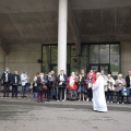 Pielgrzymka do Lourdes (od 4 do 11 Października) - Przywitanie przy Grocie i urodziny Annick